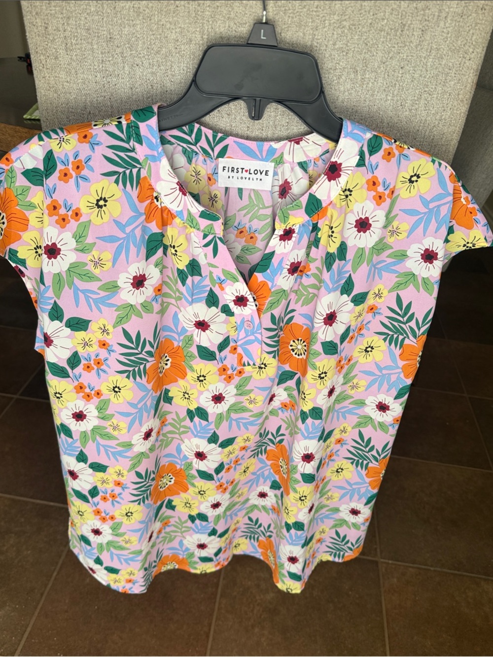 First Love Summer Floral Blouse
